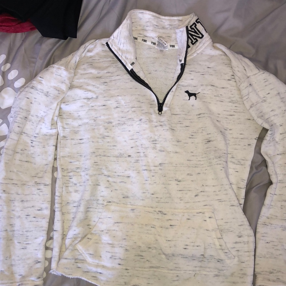 PINK 3 quarter zip